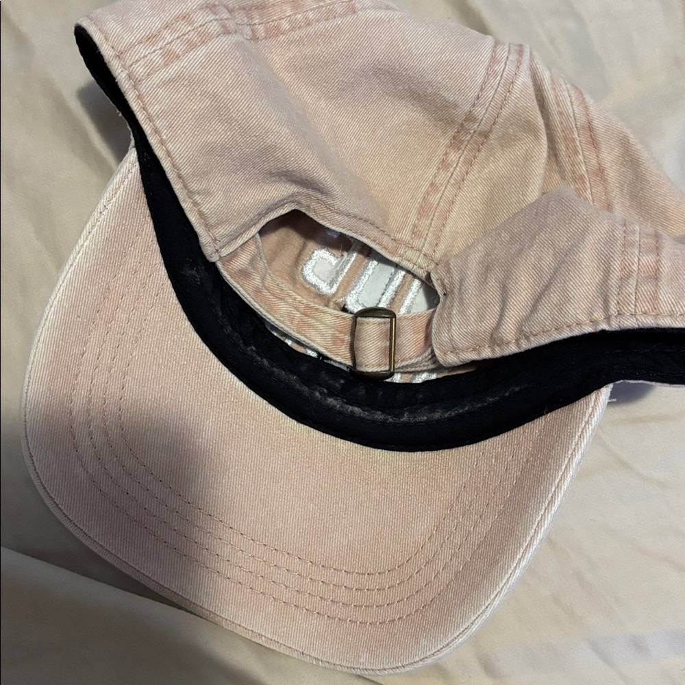 Light Pink "Dog Mom" Cap - Picture 2 of 3